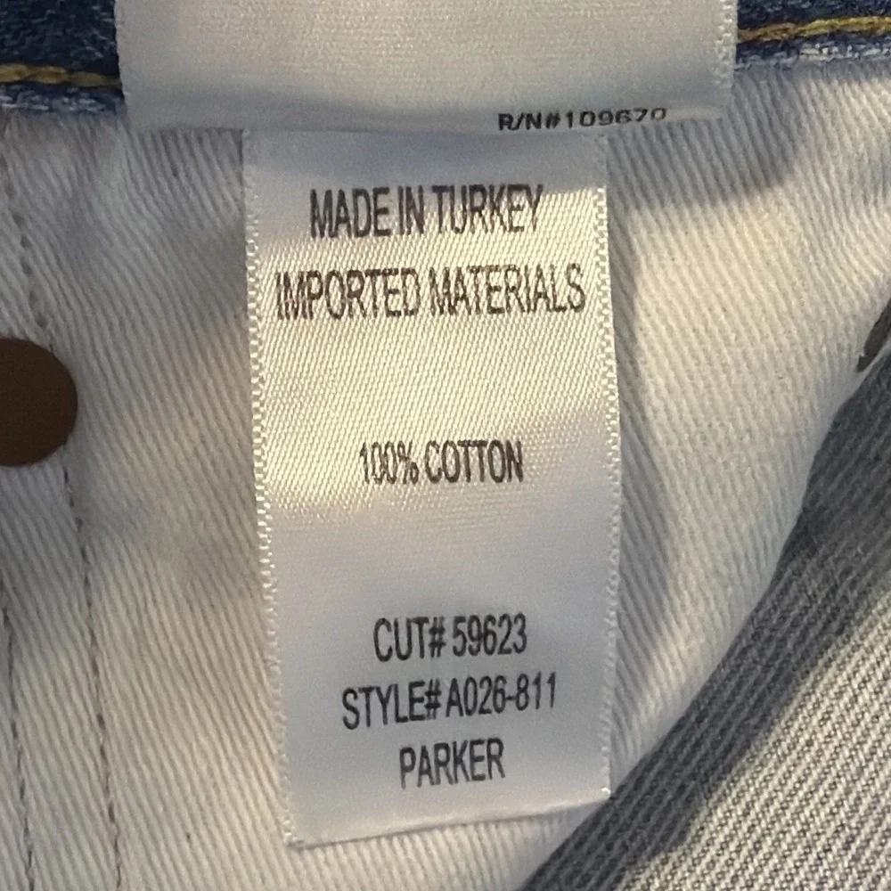 Agolde parker distressed